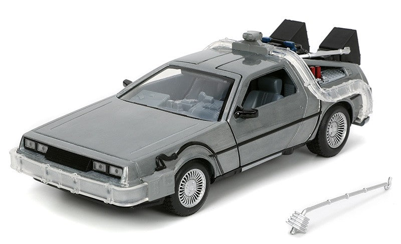 Back To The Future Time Machine With Lights -  Jada 1/24 - 32911 -  Passion Diecast