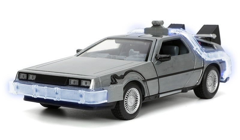 Back To The Future Time Machine With Lights -  Jada 1/24 - 32911 -  Passion Diecast