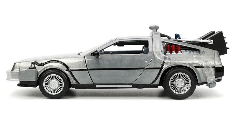 Back To The Future Time Machine With Lights -  Jada 1/24 - 32911 -  Passion Diecast