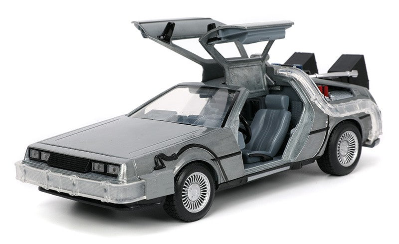 Back To The Future Time Machine With Lights -  Jada 1/24 - 32911 -  Passion Diecast