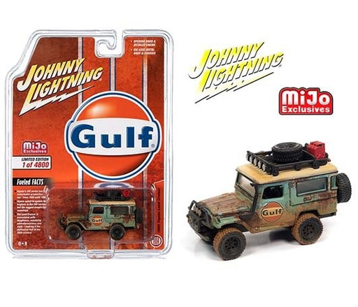 Toyota FJ Cruiser GULF 1980 Weathered Limited 4,800 Pcs - Johnny Lightning 1:64 - JLCP7363 - Passion  Diecast 