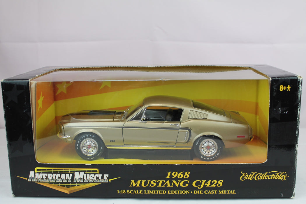 1968 Mustang  CJ 428  American Muscle Gold 1/18 - 32409 Used