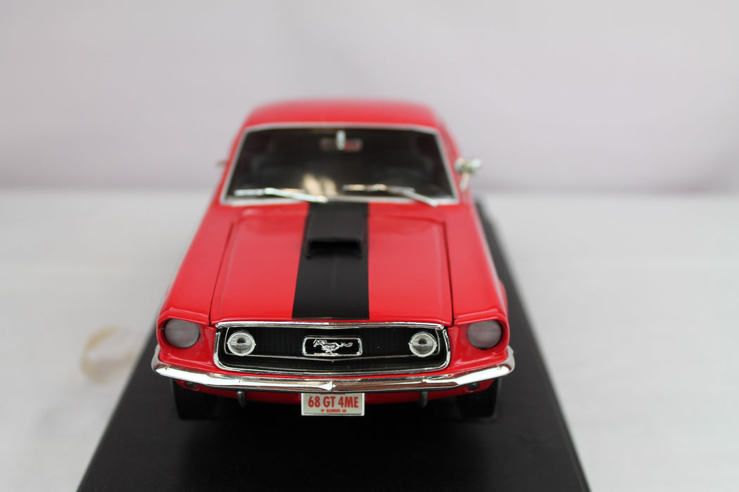1968 Mustang GT American Muscle Red 1/18 - 36768  Used