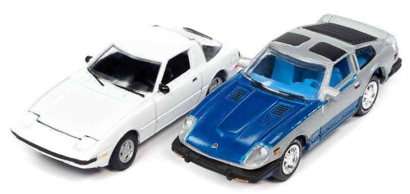 Import Heat - RX-7 & 280ZX - Set of 2 - Johnny Lightning 1:64 - JLSP169 A -  Passion Diecast