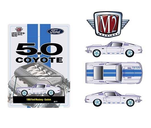 Detroit Muscle 1968 Ford Mustang Custom - M2 Machine - Hobby Exclusive - 1:64 - 31500-HS27 Passion Diecast
