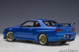 Nissan Skyline GT-R (R34) V-Spec II with BBS LM wheels - Bayside Blue -  Autoart - 77409 Passion Diecast