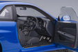 Nissan Skyline GT-R (R34) V-Spec II with BBS LM wheels - Bayside Blue -  Autoart - 77409 Passion Diecast
