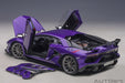 Lamborghini Aventador SVJ - Viola Pasifea  -  Autoart - 79179  Passion Diecast
