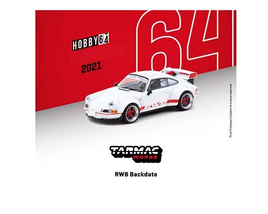 RWB Blackdate White - Tarmac Works - 1/64 - T64-046-WH - Passion Diecast 