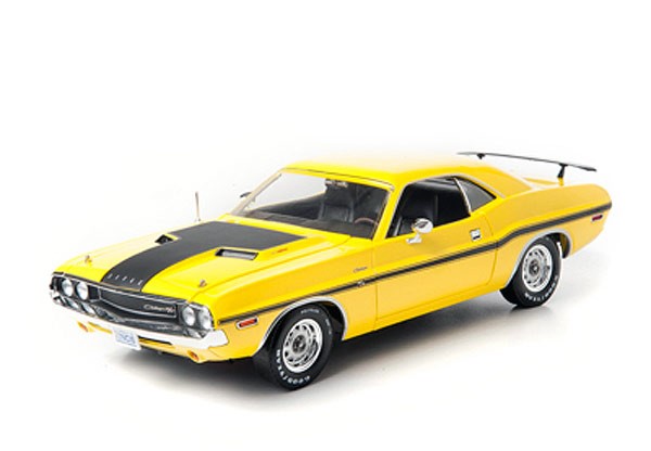 Gibbs' 1970 Dodge Challenger R/T - NCIS (TV Series, 2003-Current)  - 1/18  Greenlight - 12845 -  Passion Diecast