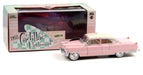 1955 Cadillac Fleetwood Series 60 in Pink with White Roof  - 1/24 Greenlight - 84098 - Passion Diecast