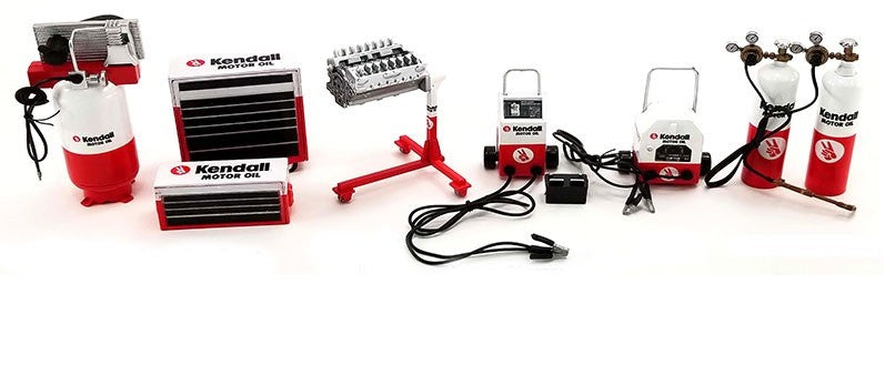 Kendall Motor Oil - Shop Tool Set No.1 - GMP - 1/18 - 18962 Passion Diecast