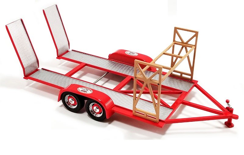 Busted Knuckle Garage - Tandem Car Trailer - GMP 1/18 - 18963