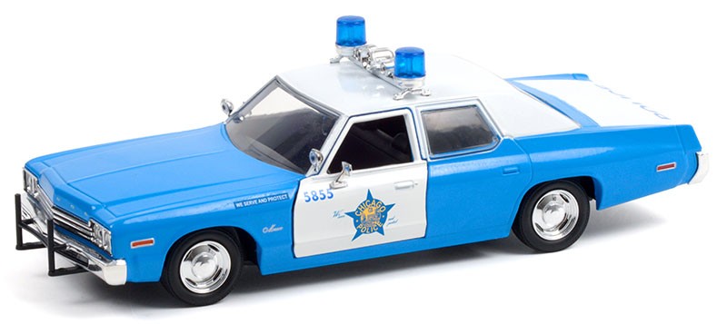 1974 Dodge Monaco - City of Chicago Police Department - Hot Pursuit Series 4 - 1/24 Greenlight - 85541