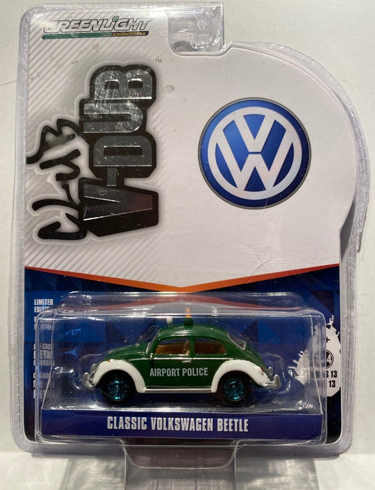 Volkswagen Beetle - Copenhagen, Denmark Airport Police - Club Vee-Dub Series 13  GREENMACHINE 1/64 - 36030 DGR