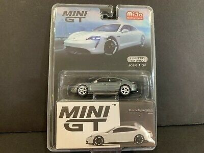 Porsche Taycan Turbo S White -  MINI GT CHASE CAR 1:64 - MGT00218 GR PASSION DIECAST