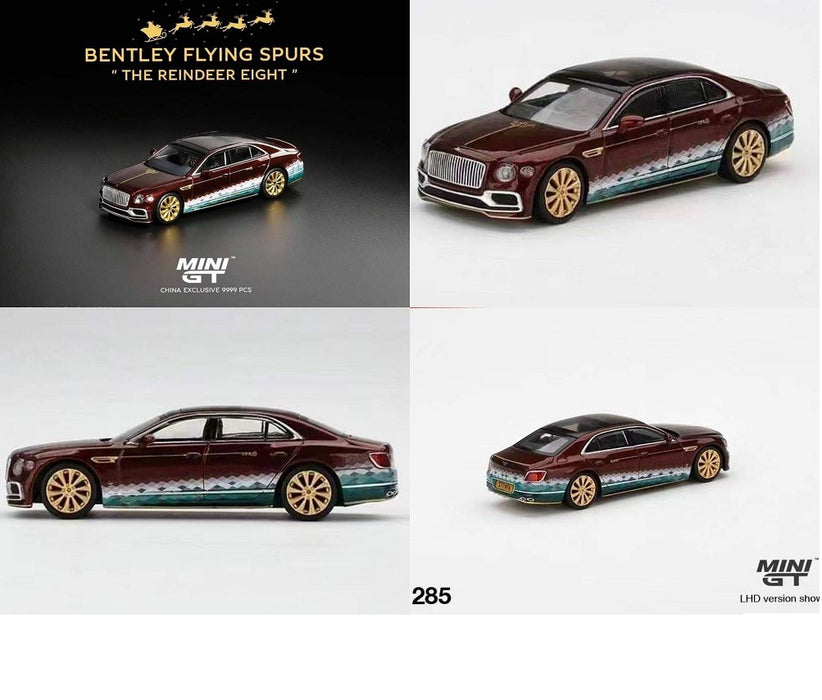 Bentley Flying Spur Reindeer Eight - 2021 Christmas Edition - China Exclusive - MINI GT 1:64 - Mijo Exclusive - MGT00285