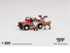 Land Rover Defender 90 Pickup - 2021 Christmas Edition - MINI GT 1:64 - Mijo Exclusive - MGT00320 - Passion Diecast 