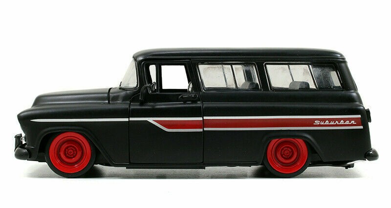 1957 Chevrolet Suburban (Primer Black) - Just Truck -  JADA 1/24 -  97686 - Passion Diecast 