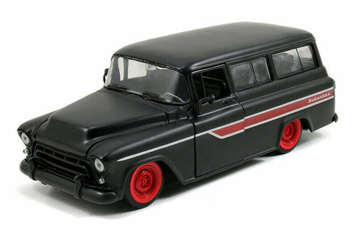 1957 Chevrolet Suburban (Primer Black) - Just Truck -  JADA 1/24 -  97686 - Passion Diecast 