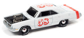 1970 Dodge Dart in Gloss White with Red Stripe  - Spoilers - Johnny Lightning 1:64 - JLSP211 A