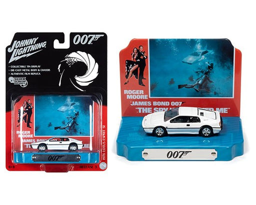 007 James Bond 1976 Lotus Esprit S1 - Silver Screen Machines - Johnny Lightning - 1:64 - JLSP118 -Passion Diecast