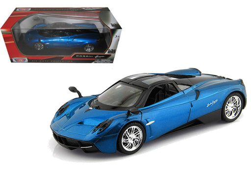 Pagani Huayra Blue - Motortmax 1.24 - 79312 BL chrome  Passion Diecast