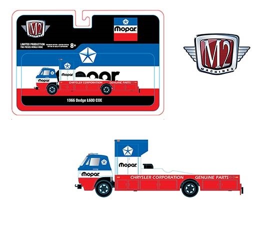 Auto Hauler - 1966 Dodge L600 Mopar - Hobby Exclusive - M2 - 1/64 - 39100-HS02 -  Passion Diecast 