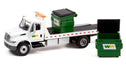 Waste Management - 2013 International Durastar Flatbed - H.D. Trucks Series 22 - Greenlight  1/64 - 33220 B