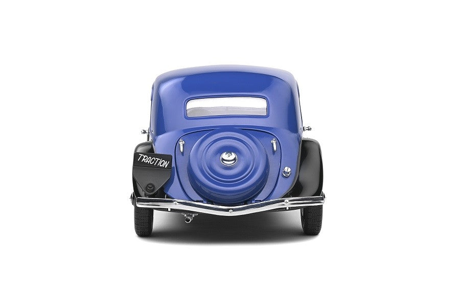 CITROEN TRACTION 7 - BI-TON DARK BLUE/BLACK - 1937- Solido  1/18 - S1800906