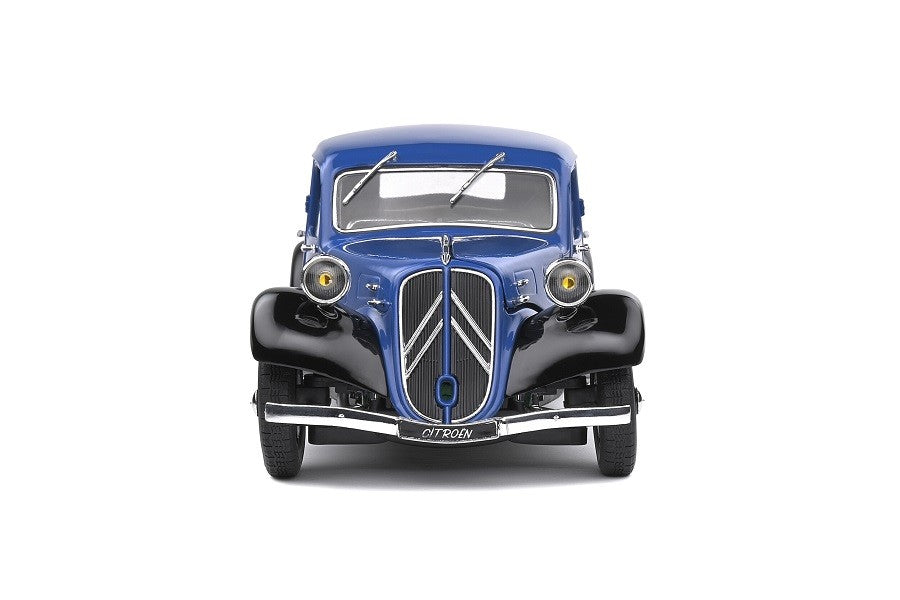 CITROEN TRACTION 7 - BI-TON DARK BLUE/BLACK - 1937- Solido  1/18 - S1800906