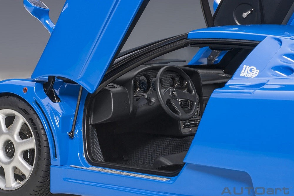 Bugatti EB110 SS (French Racing Blue)  -  Autoart - 70917 Passion Diecast