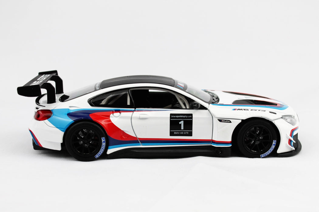 BMW M6 GT3  White   - Optimum Diecast - 1/24 - 724255 - Passion Diecast 