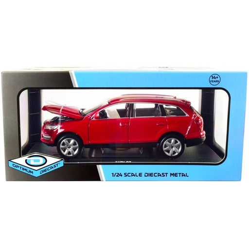 2008 Audi Q7 - Red - Optimum Diecast - 1/24 - 724249 - Passion Diecast 