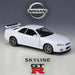 Nissan Skyline GT-R (R34) White - Welly 1/24 - 24108 WH - Passion Diecast 