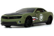 2010 Chevy Camaro SS khaki Green - Bigtime Muscle - Jada 1/24 - 33057 - Passion Diecast 