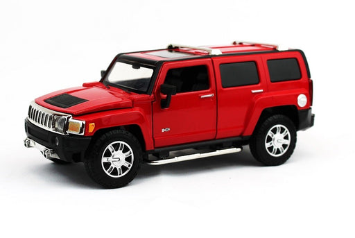 Hummer H3 - Red - Optimum Diecast - 1/24 - 724240 - Passion Diecast 