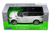 Range Rover Sport Sport White with Black Top  -  Welly 1/24 - 24059 WH - Passion Diecast 