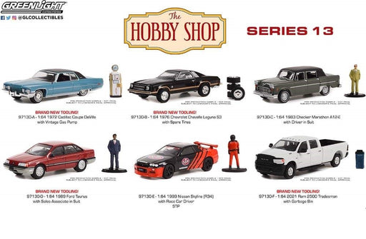 The Hobby Shop Series 13 Assortment - 1/64 Greenlight - 97130 - Passion Diecast