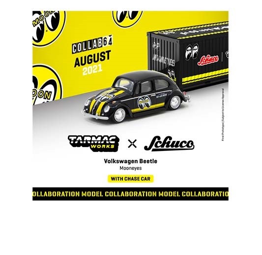 Volkswagen Beetle Mooneyes with Container Case - Tarmac Works - 1/64 - T64S-006-ME2