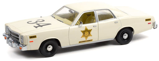 Riverton Sheriff No.34 - 1977 Plymouth Fury - 1/18  Greenlight - 19112 - Passion Diecast