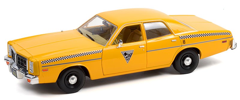 1978 Dodge Monaco - City Cab Co. - Rocky III (1982) - 1/18  Greenlight - 19111 Passion Diecast