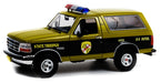 Maryland State Police State Trooper - 1996 Ford Bronco Bloodhound Search Team K-9 Patrol Vehicle - 1/18  Greenlight - 19113