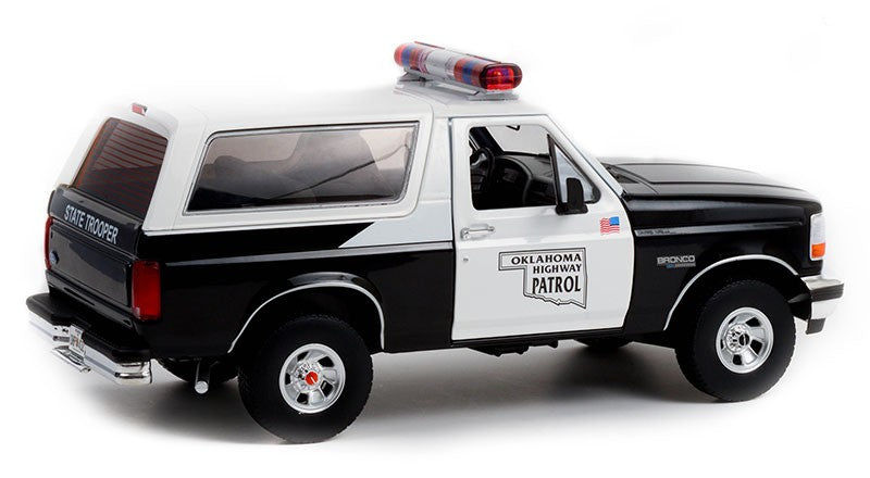 Oklahoma Highway Patrol - 1996 Ford Bronco - 1/18  Greenlight - 19114