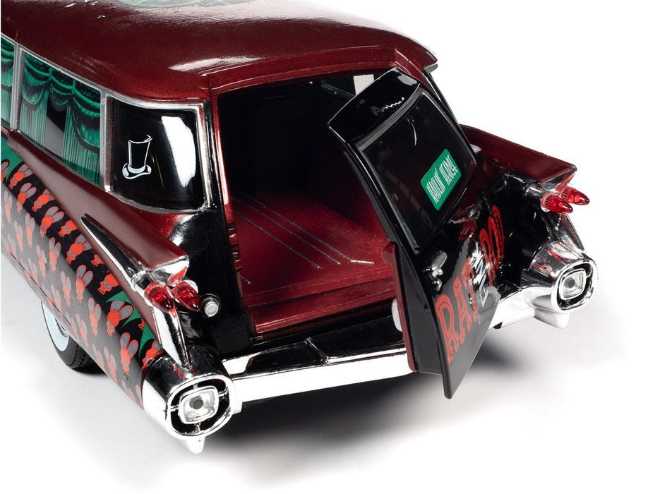 1958 Cadillac Rat Fink Hearse - Auto World - 1/18 - AW303 - Passion Diecast 