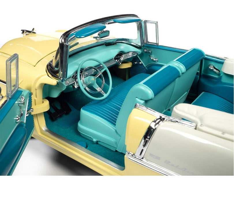 1955 Chevrolet Bel Air Convertible - Auto World - 1/18 - AMM1285 - Passion Diecast 