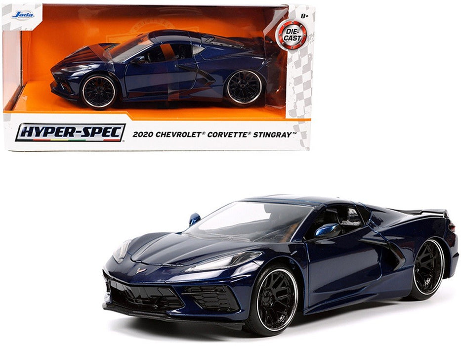 Chevrolet Corvette Stingray (Blue) "Hyper-Spec" - Jada 1/24 - 32949 - Passion Diecast 