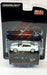 CHASE CAR 2018 Dodge Charger SRT Hellcat Limited White / Black Racing Stripes - Mijo Exclusive- Greenlight 1/64 - 51425GR