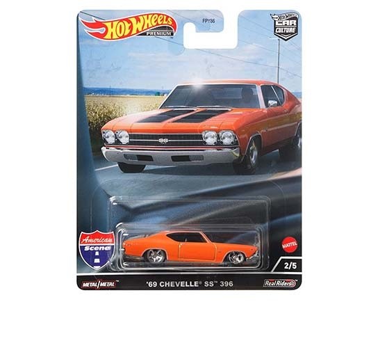 Chevy Chevelle SS 396 - " American Scene " - Hot Wheels 1:64 - HCJ83 - Passion Diecast