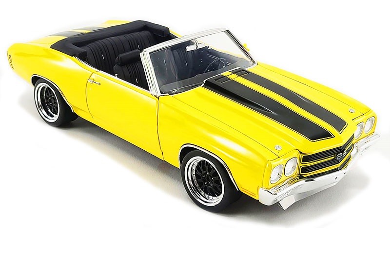 1970 CHEVROLET CHEVELLE SS CONVERTIBLE RESTOMOD , ACME 1/18  - A1805519